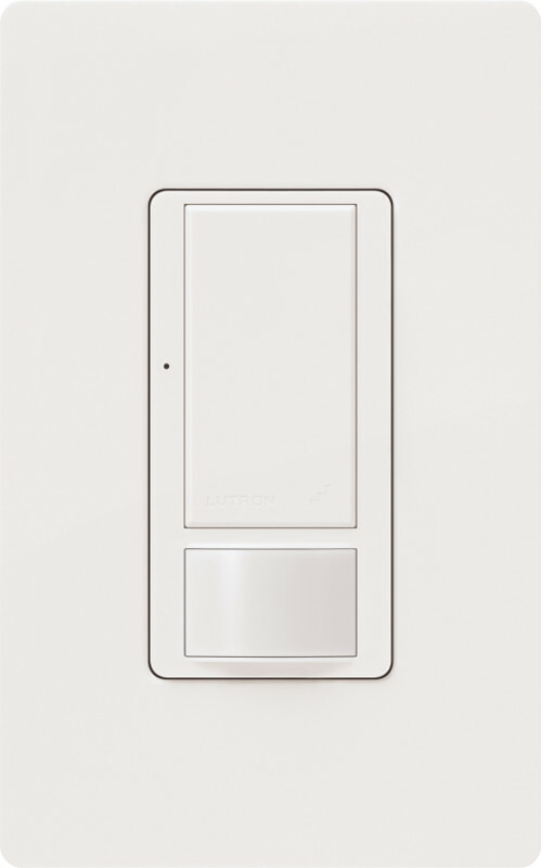 MRF2S-8SS-WH Vive Maestro Occupancy/Vacancy In-Wall Sensor Switch, 8 Amp Light/4.4 Amp Fan Switching, 120/277V, White