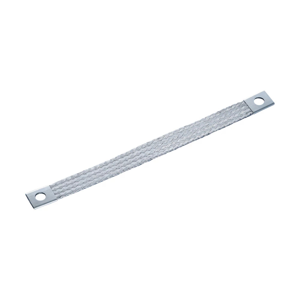 CPI25-150-10 ERI3 Grounding and Bonding Braid, 5.906 in L x 1.043 in W, 0.413 in Mounting Hole