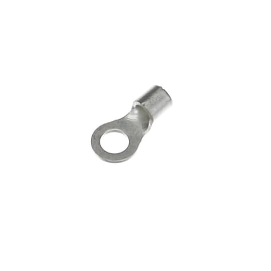 K10-10R-M Spec-Kon Non-Insulated Ring Terminal, 12 to 10 AWG Conductor, 0.772 in L, Brazed Seam/Chamfered Barrel, Copper, Metallic