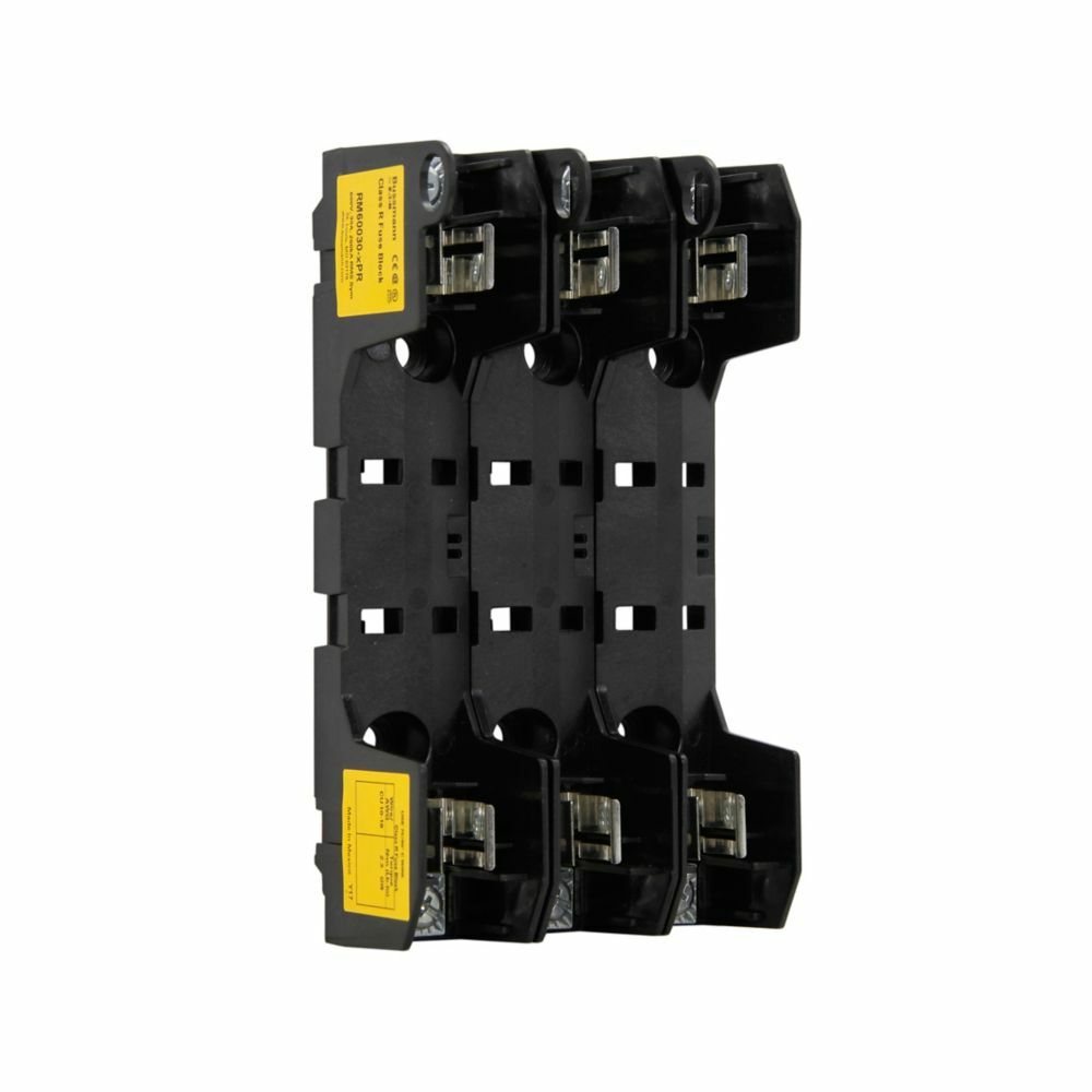 RM60030-3PR Modular Fuse Block With Pressure Plate, 600 V, 0 to 30 A, 3 Poles