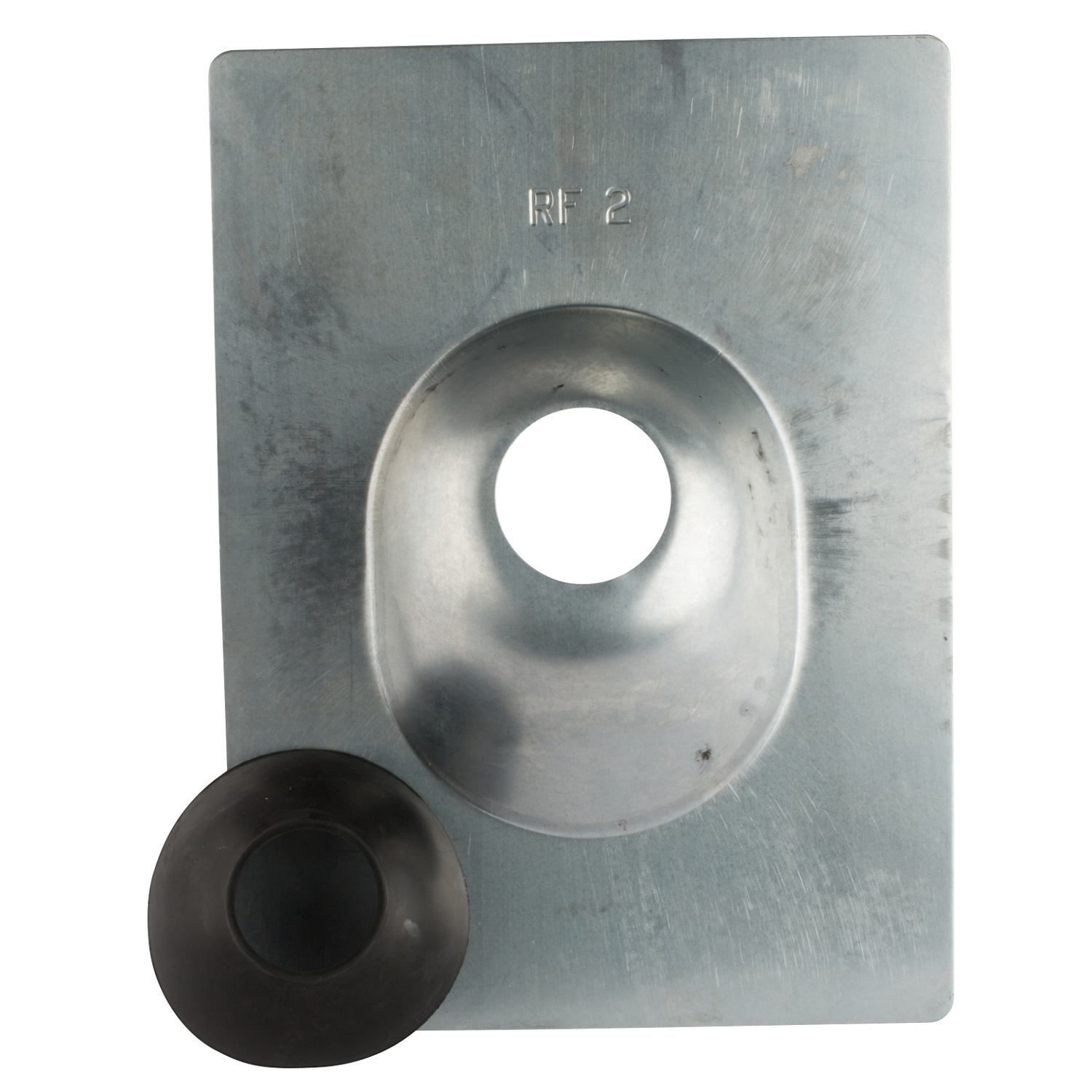 RF2BB Steel City Roof Flashing, 2 in Trade, For Use With Service Entrance Roof Entry Pipe Seal, Neoprene