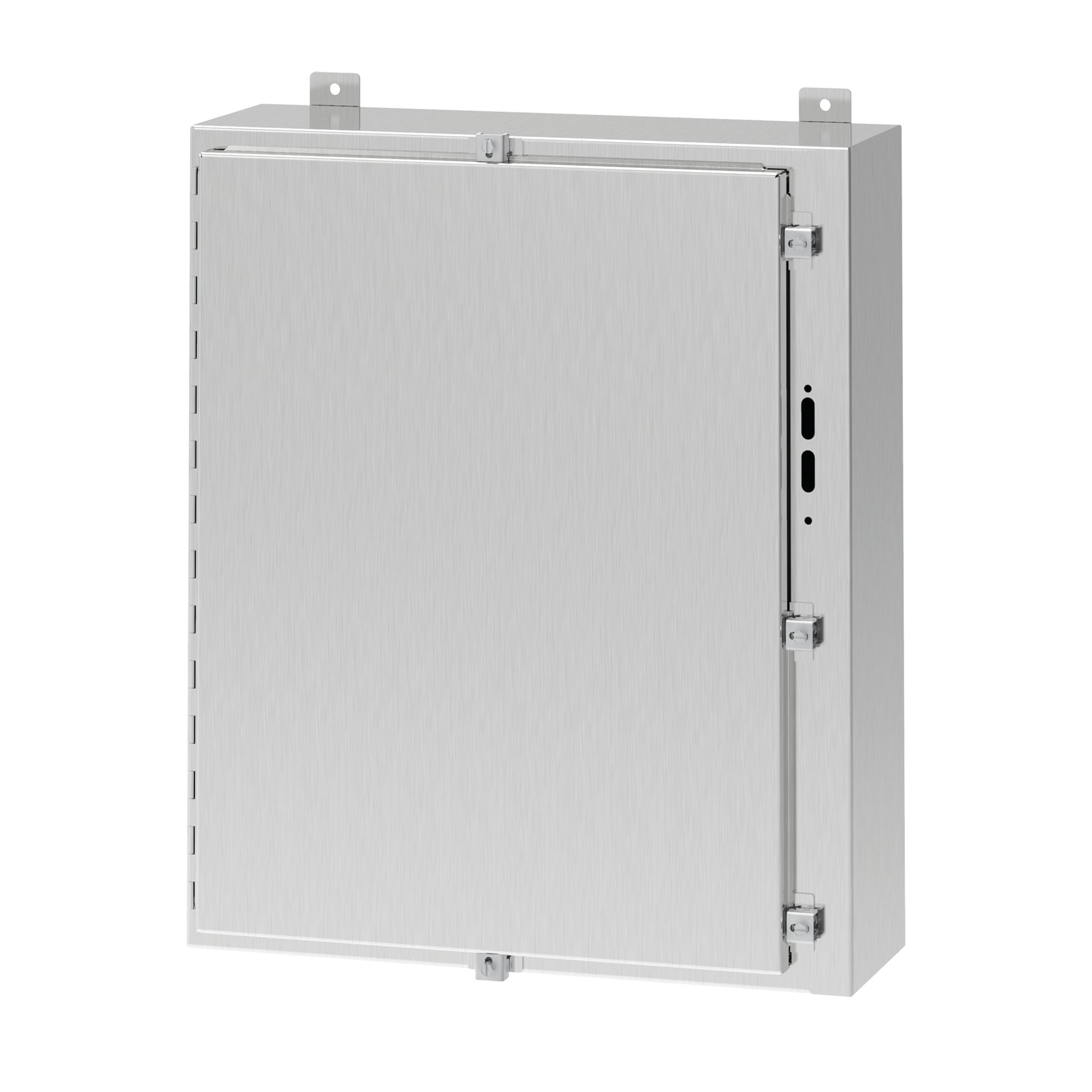 A42HS3112SS6LP A19S Disconnect Enclosure With Clamp, 42 in L x 31.38 in W x 12 in D, NEMA 4X/IP66 NEMA Rating, 316L Stainless Steel
