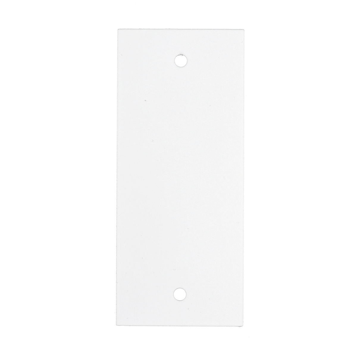 S1R8CSPB Center Standard Blank Cover Plate, Steel