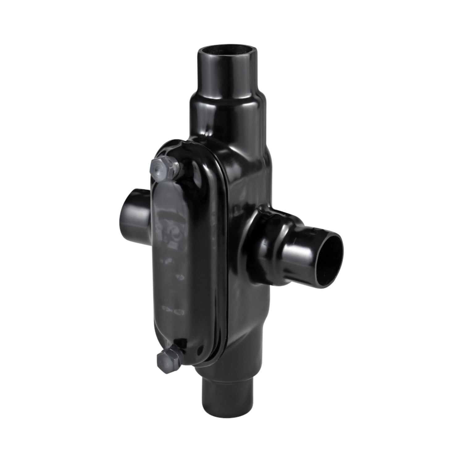 PV0700X27 Type X Conduit Body With Cover, Screws, 3/4 in Hub, Form 7, Steel, Galvanized/PVC Coated