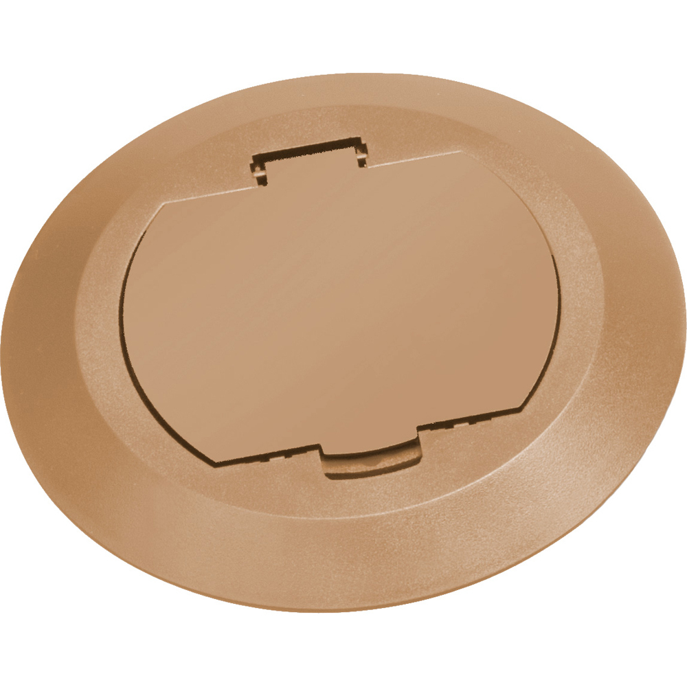 FLBC4520CA Floor Box Cover Kit, 5-3/4 in Dia, Plastic