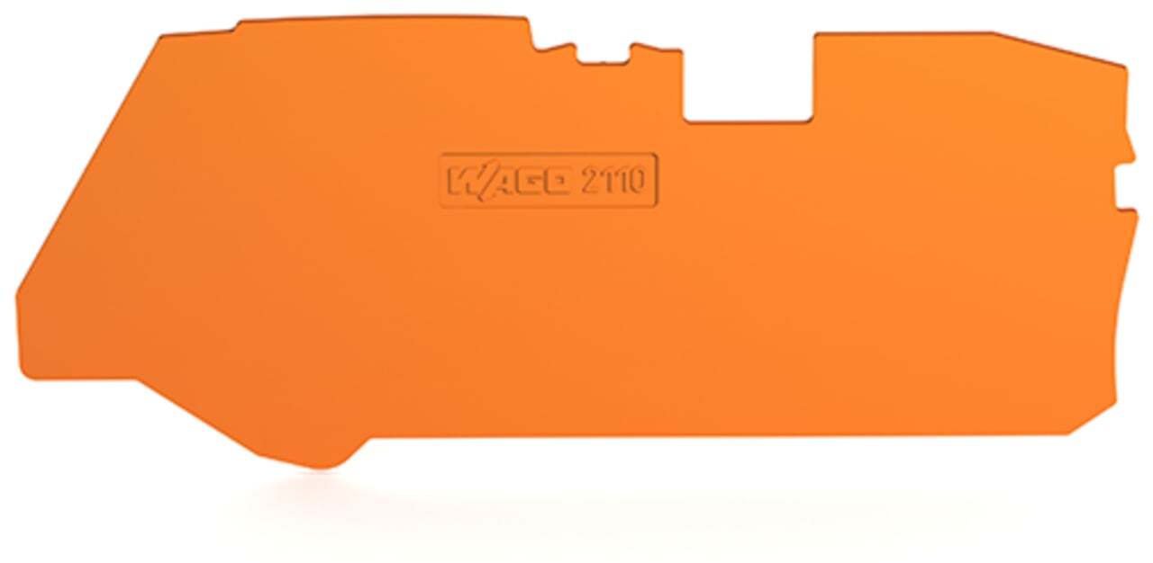 2110-1292 End and Intermediate Plate, Polyamide, Orange
