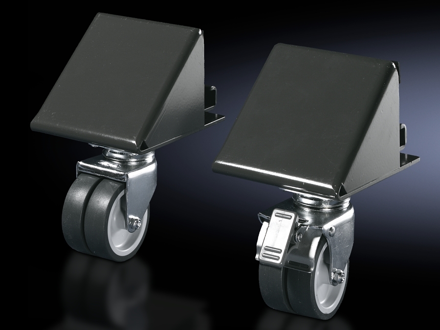 8100700 Transport Castor, 100 mm, 200 mm, For Use With VX Series Base/Plinth Systems