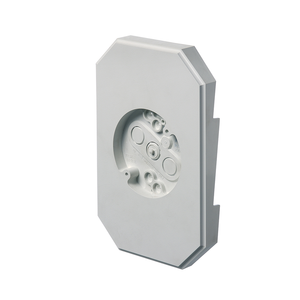 8141DBL Siding Mounting Kit With Built-in Box, Plastic, 6.8 cu-in Capacity, 10.2 in L x 6.9 in W x 1.214 in D
