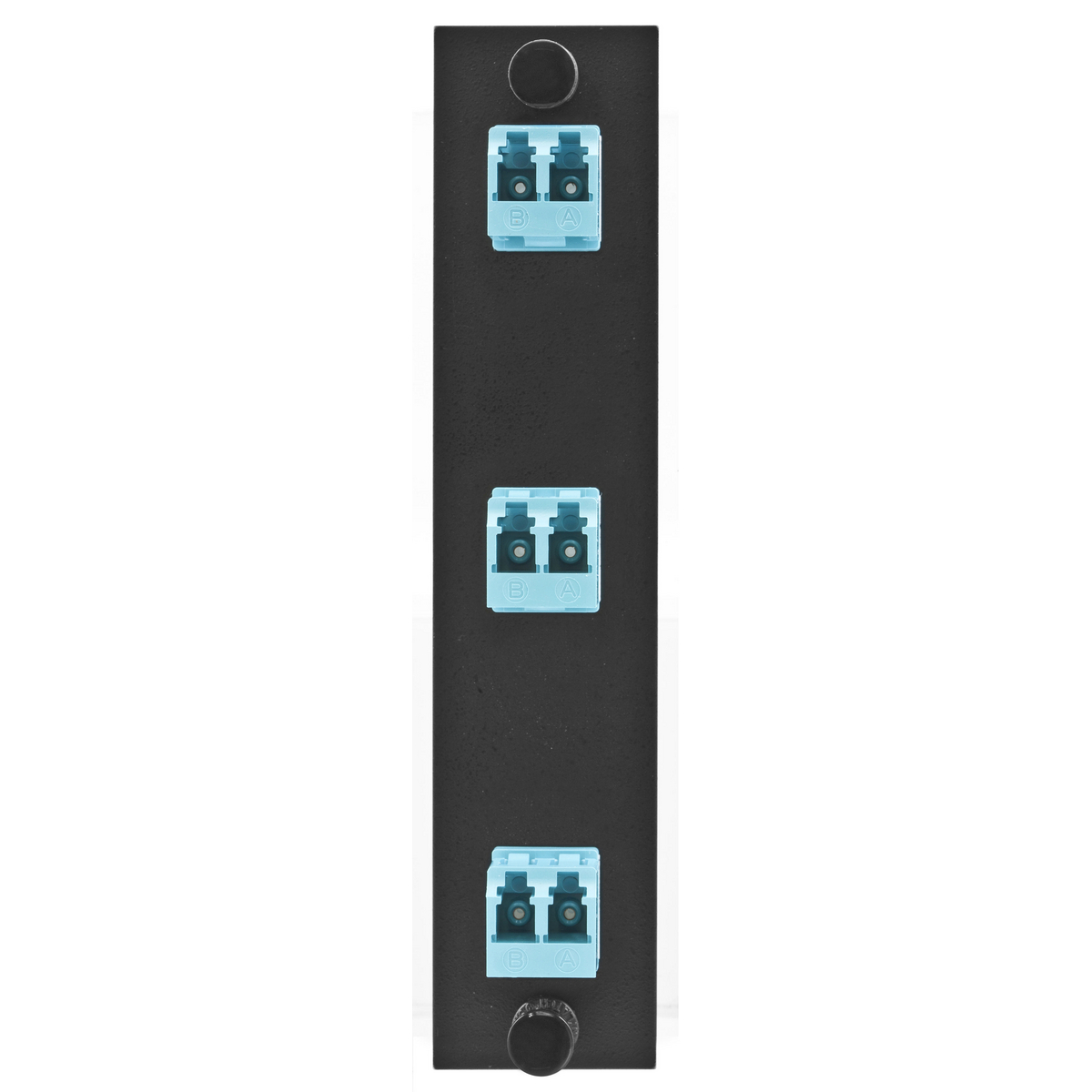 FSPLCDM3AQ Blank LC Duplex Standard Connector Adapter Panel, LC Duplex End B,) Multi-Mode Fiber