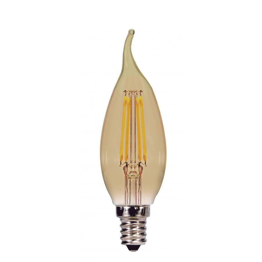 S9987 Dimmable LED Lamp, 3.5 W, 40 W Incandescent Equivalent, E12 Lamp, CA11 Shape, 300 Lumens
