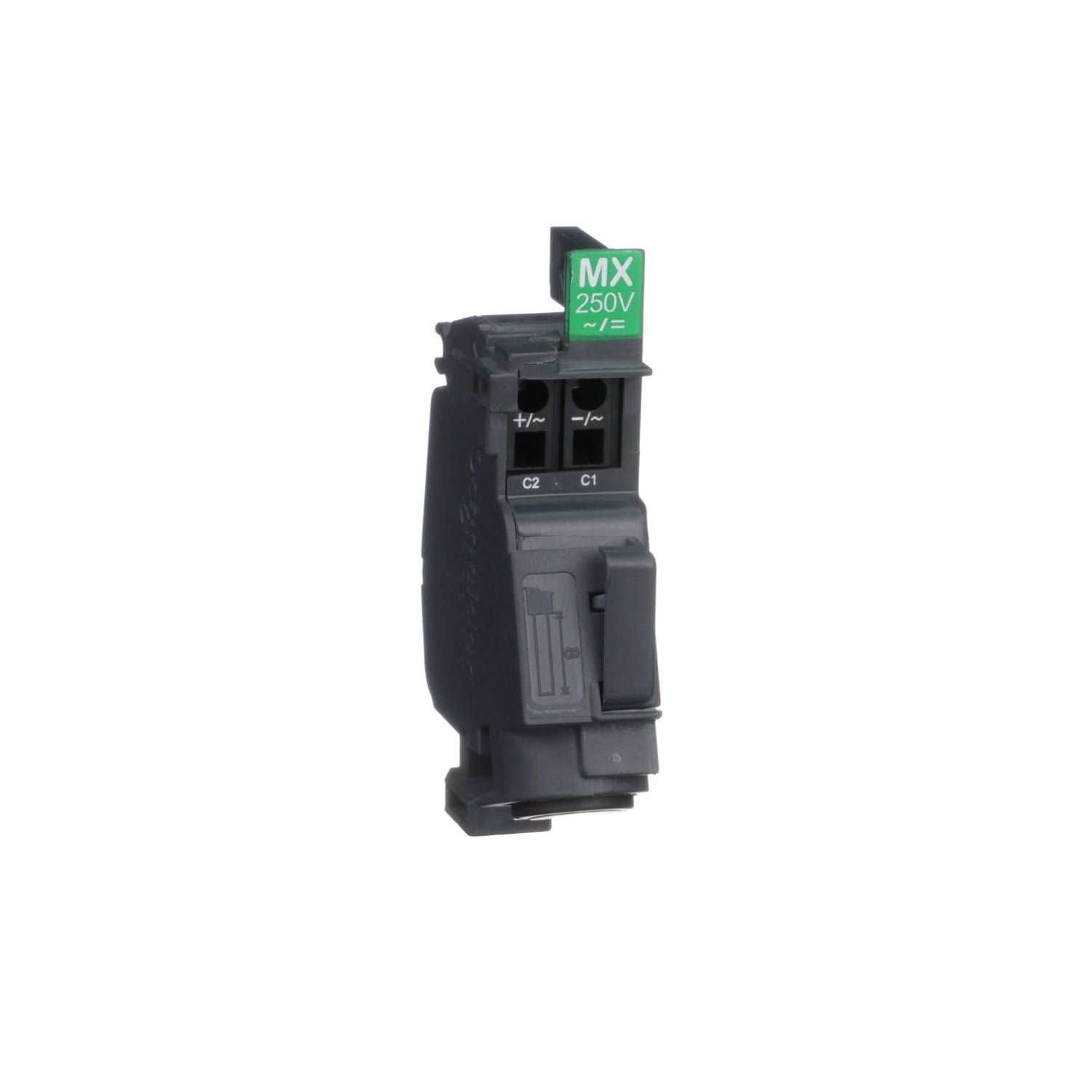 LV426844 Field Installable MX Standard Shunt Trip Release, 250 V AC/DC, Clamp Terminal, Clip-Fit Mount
