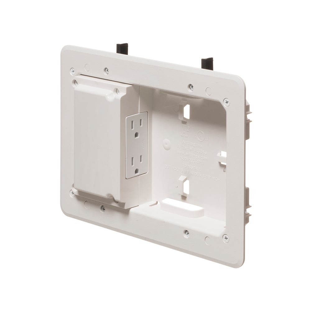 TVL508S TVL Series Low Profile TV Box, Plastic/Steel, 7.566 in H x 10.215 in W