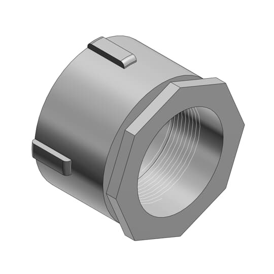 676AL T&B Threaded Erickson Coupling, 3/4 in, For Use With Rigid/IMC Conduits, Aluminum