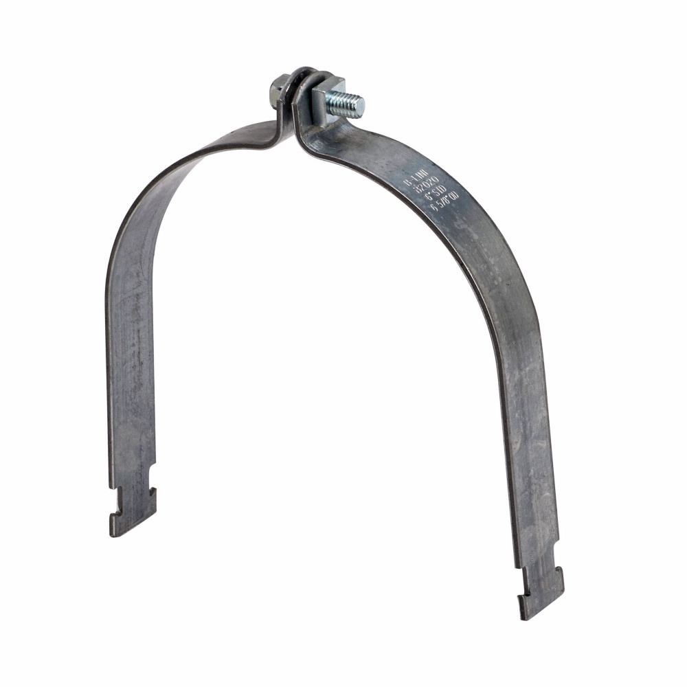 B2015ZN B2000 2-Piece Conduit/Pipe Clamp, 3 in Conduit, Steel