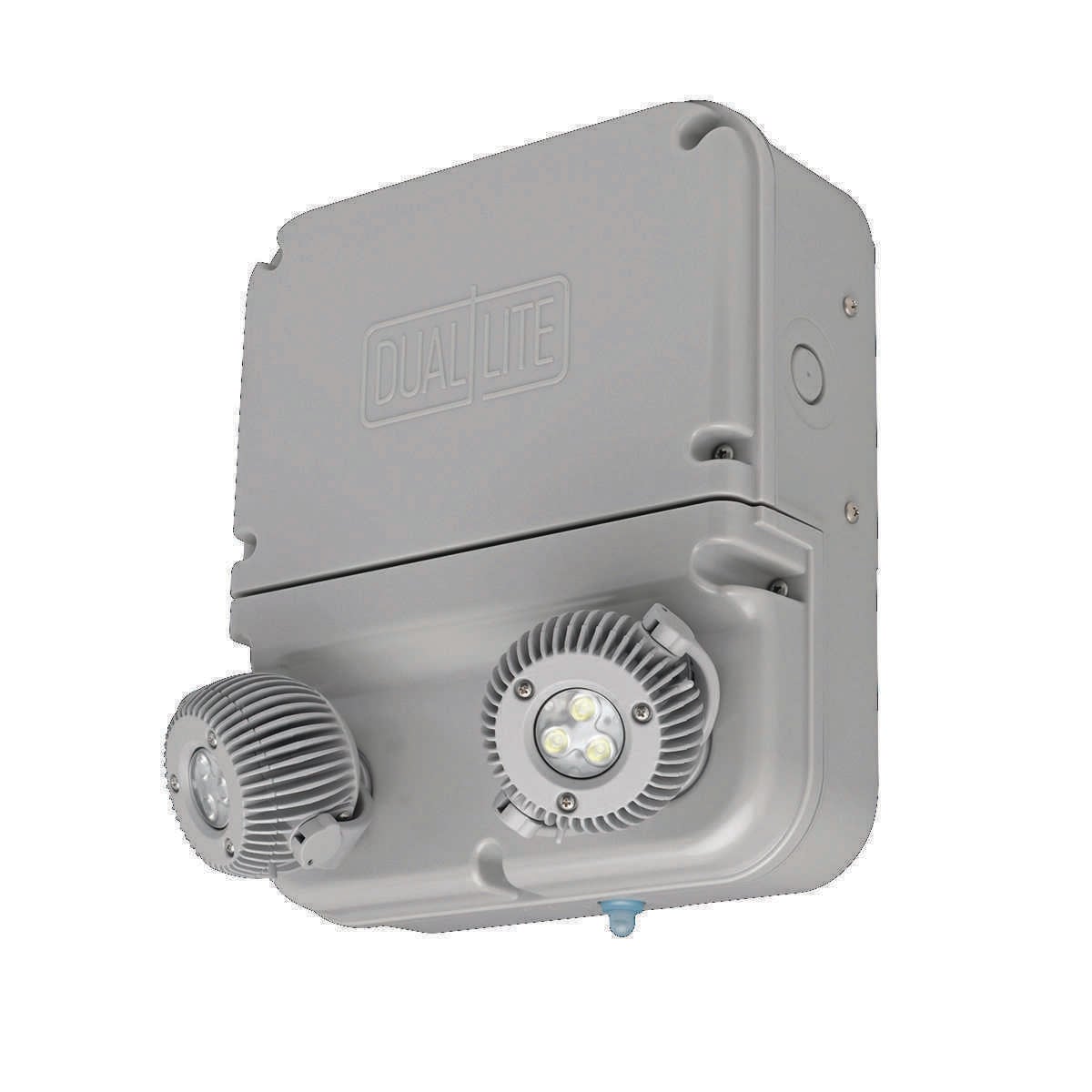 DYN12-4X Dynamo DYN Emergency Lighting Fixture, 3 W LED Lamp, 120 to 277 V AC, 2 Heads, Die Cast Aluminum/Polycarbonate