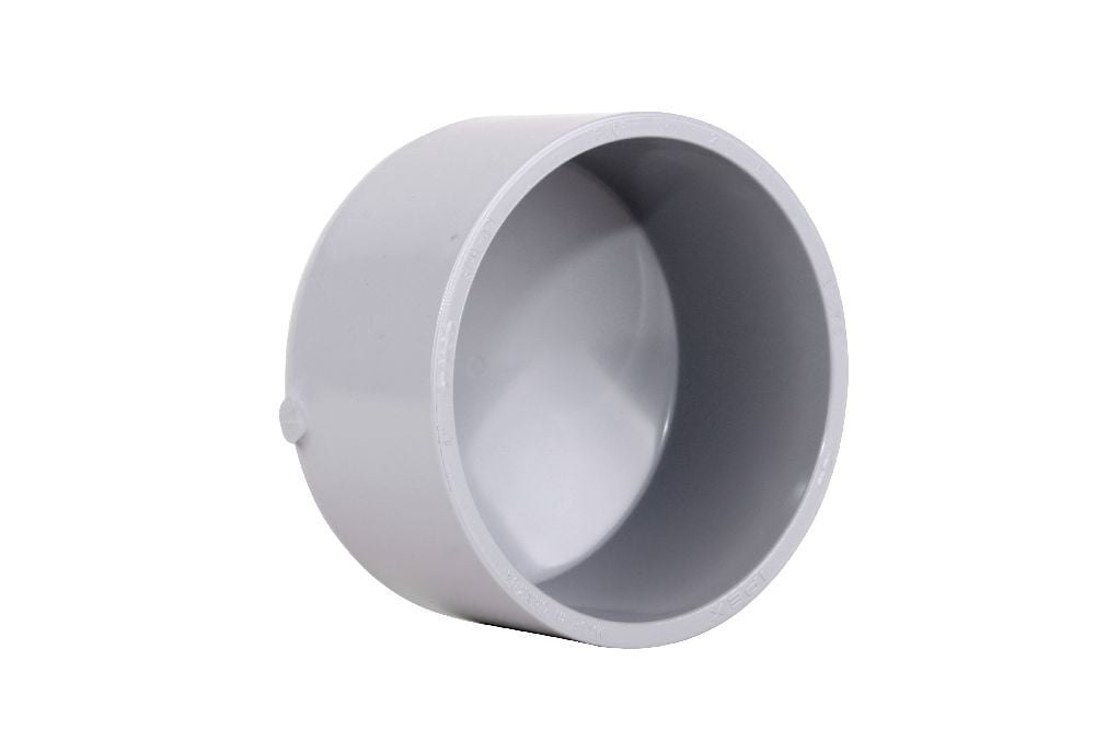 078323 End Cap, 4 in, For Use With Rigid PVC Conduit, PVC