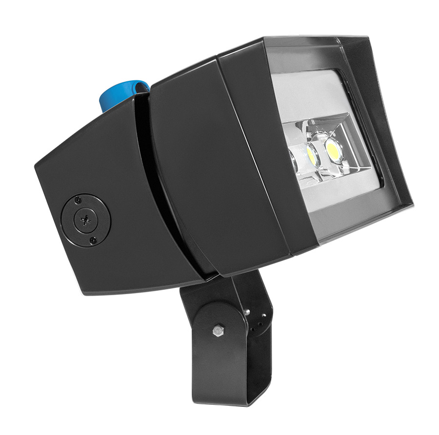 FFLED230T/D10/PCT FFLED Floodlight With 0 to 10 VDC Dimming Driver, 120 to 277 V AC 3-Pin Twistlock Photocell, LED Lamp, 238 W Fixture, 120/208/240/277 V AC, Bronze Housing
