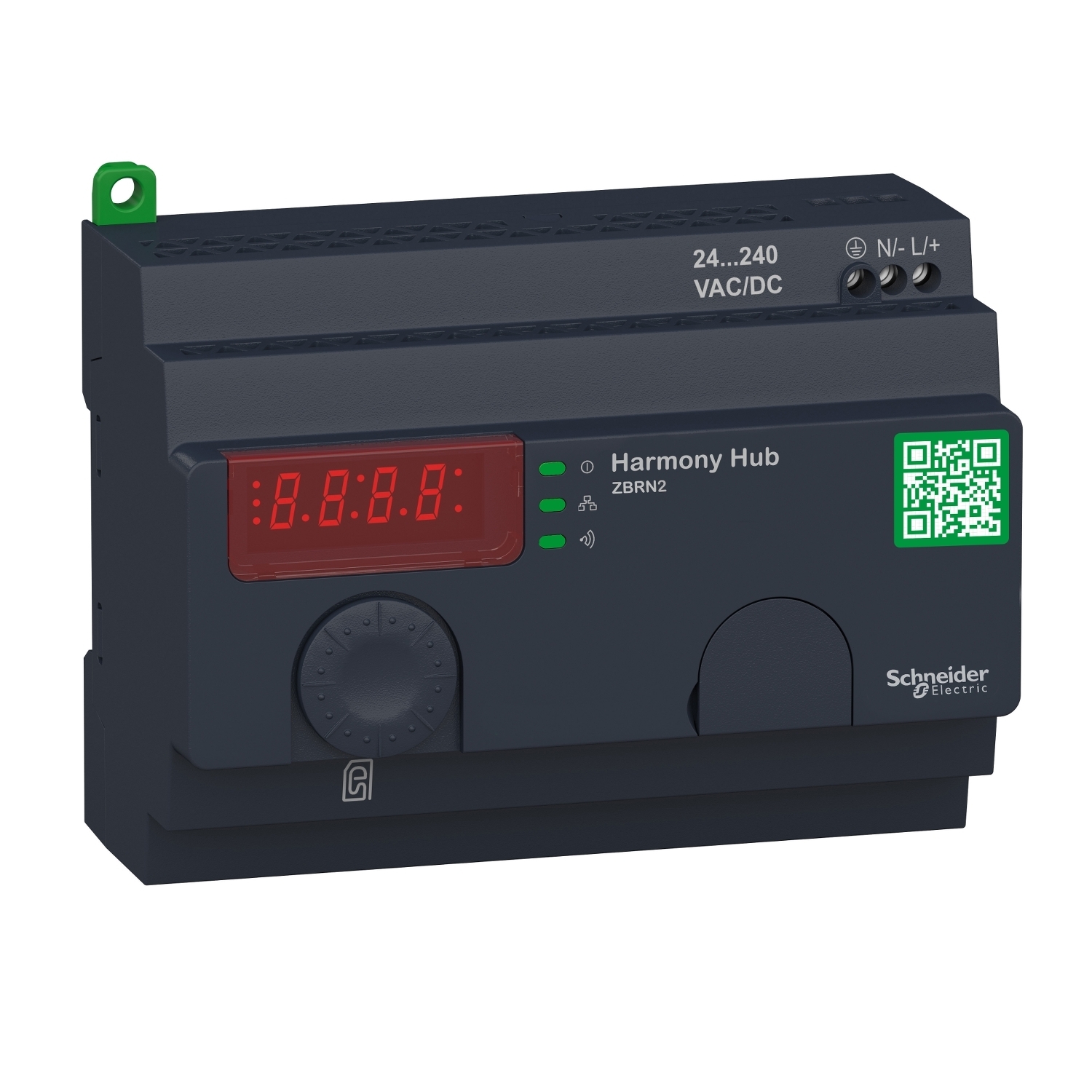 ZBRN2 Harmony Type 3 Integrated Antenna Wireless to Modbus Serial Line Gateway, For Use With Harmony 22 mm Pushbutton Operator, -40 to 70 deg C, Plastic