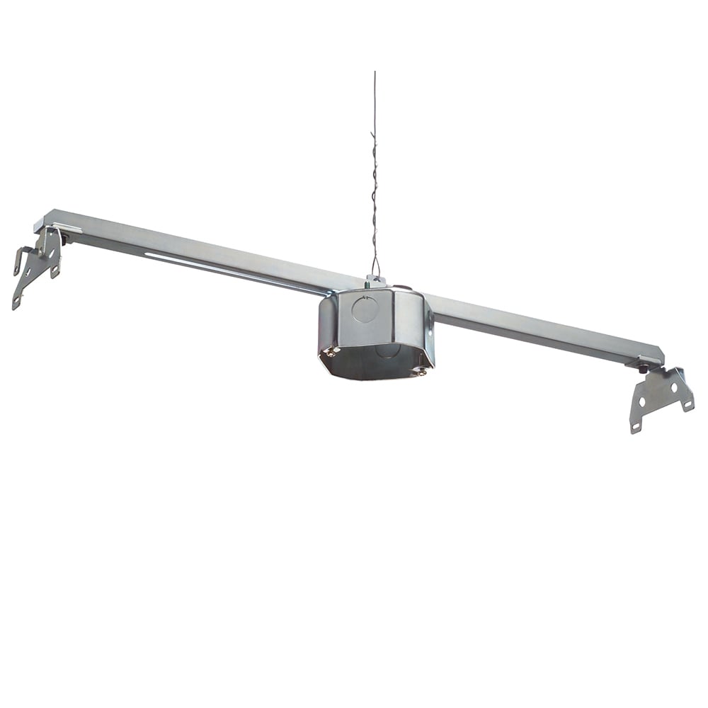 FS420SCL 1-Piece Fan/Fixture Box Kit With Adjustable Mounting Bar, Steel, 20 cu-in Capacity, 4 Knockouts, 4-1/4 in W x 2 in D