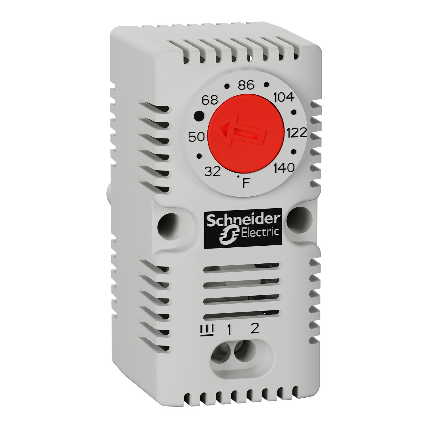 NSYCCOTHCF ClimaSys Simple Thermostat, 250 V AC, 32 to 140 deg F Setting, 1NC Contact, Clip Mount