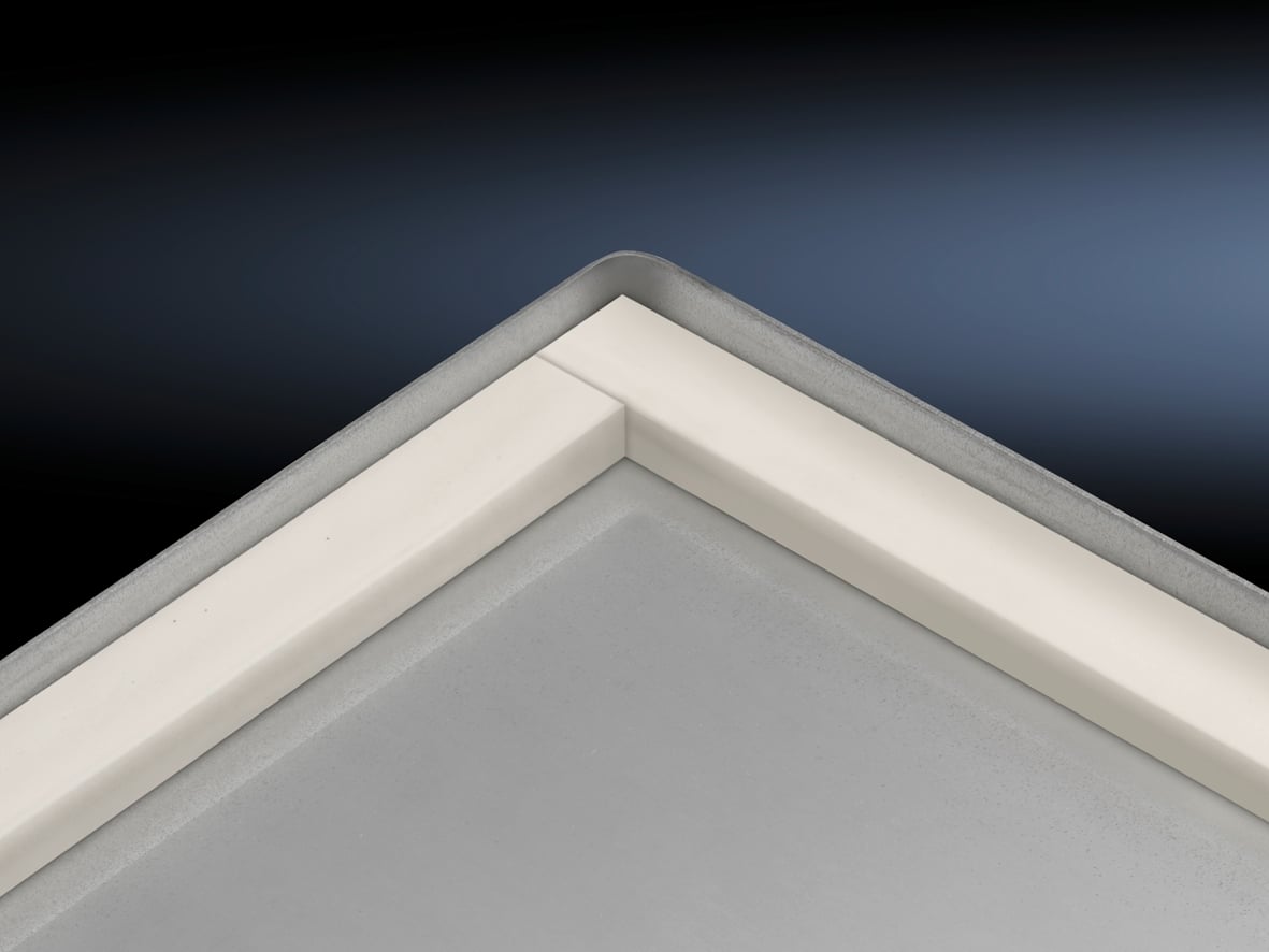 5001380 Enclosure Seal, Silicone Foam, White