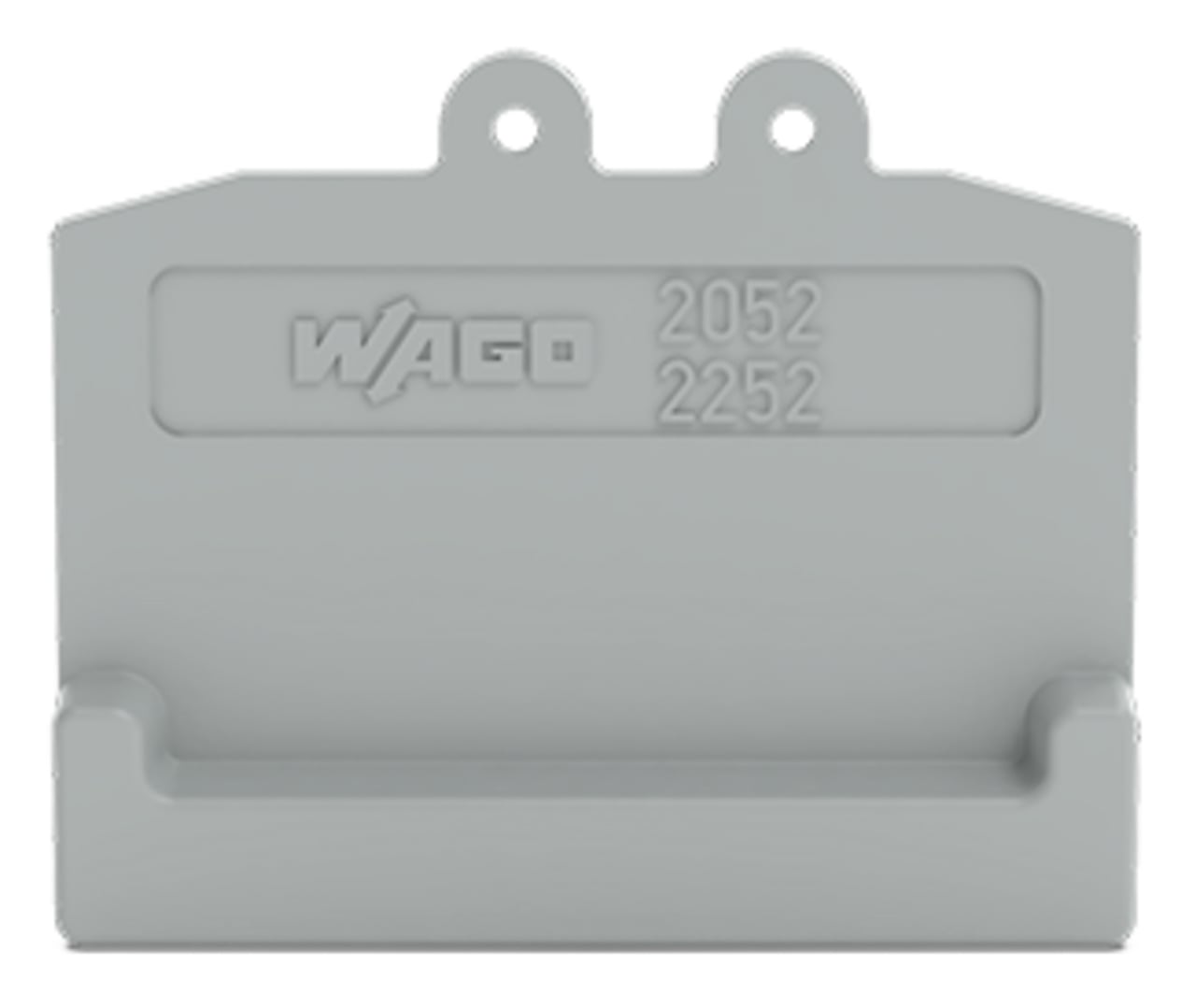 2052-391 End plate, Polyamide, Gray