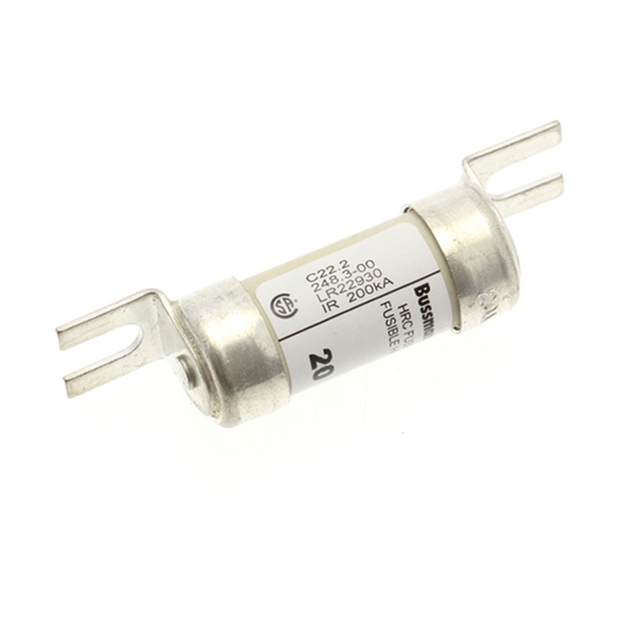 6CIF21 CIF21 Low Voltage British Style Non-Indicating Standard Fuse, 6 A, 600/250 V AC/V DC, 200 kA Interrupt, Cartridge Blade Body