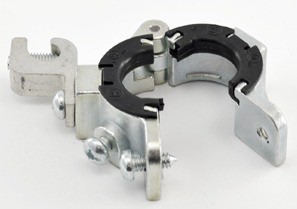 Split Bushing, Insulated, Grounding, Zinc Plated Steel, Size 3/4 Inch