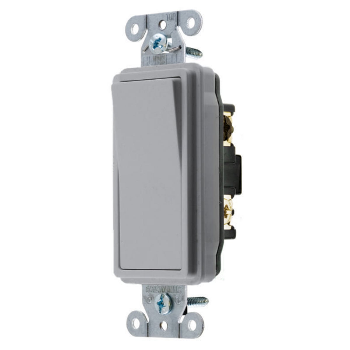 DS320GY DS Series 3-Way Heavy Duty Specification Grade Standard Sized Decorator Switch, 120 to 277 VAC, 20 A, 5540 W Power Rating, 2 Position Contact