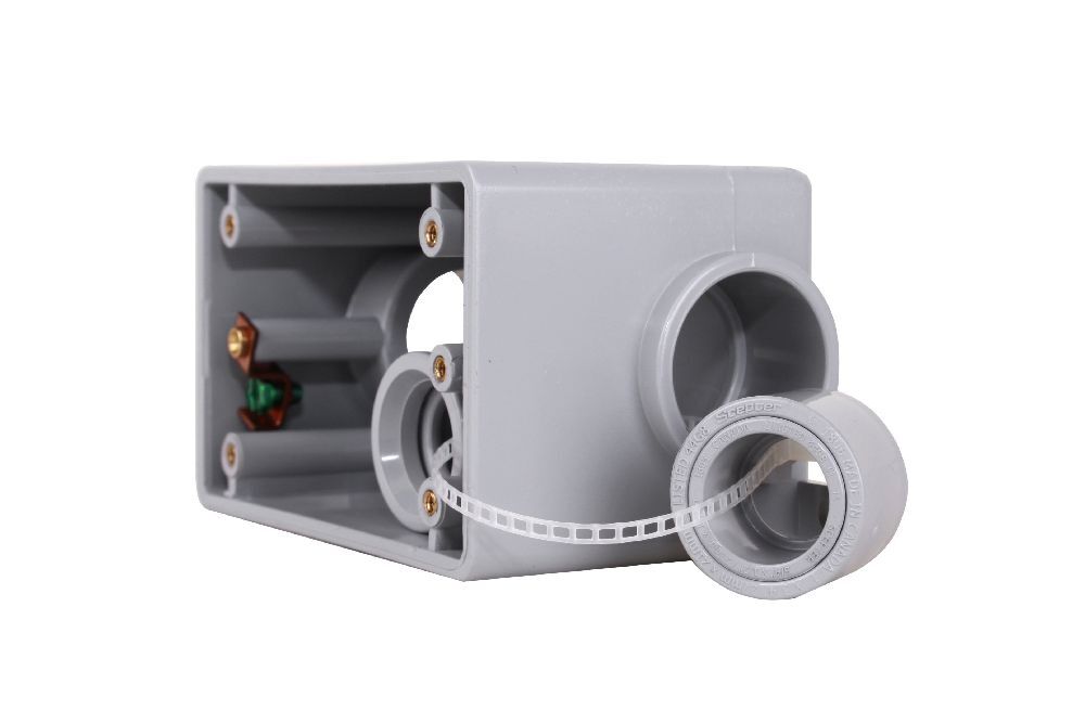 278051 F-Series Type FSC Gang Deep Box, PVC, 26 cu-in Capacity, 1 Gangs, 4.58 in L x 2.82 in W x 2.76 in D