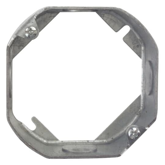 551511/2-25 Steel City 1-Outlet Drawn Style Extension Ring, 4 in L x 4 in W x 1-1/2 in D, Steel