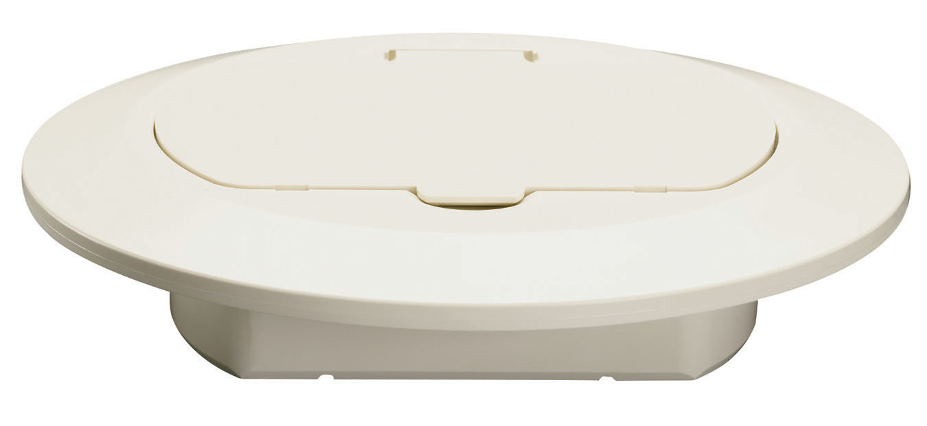 TM1542TRGRY  Floor Box Thermoplastic Cover, Gray