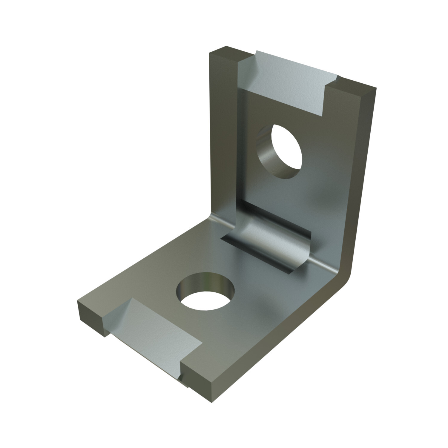 P2626-EG 90 deg Anti-Rotation Fitting, 2 Holes, 1-5/8 in W x 1/4 in THK, HRPO Steel