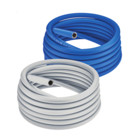 Stainless Steel 316 White Hygienic PVC Coated Flex Conduit  1/2" 25 Feet Long
