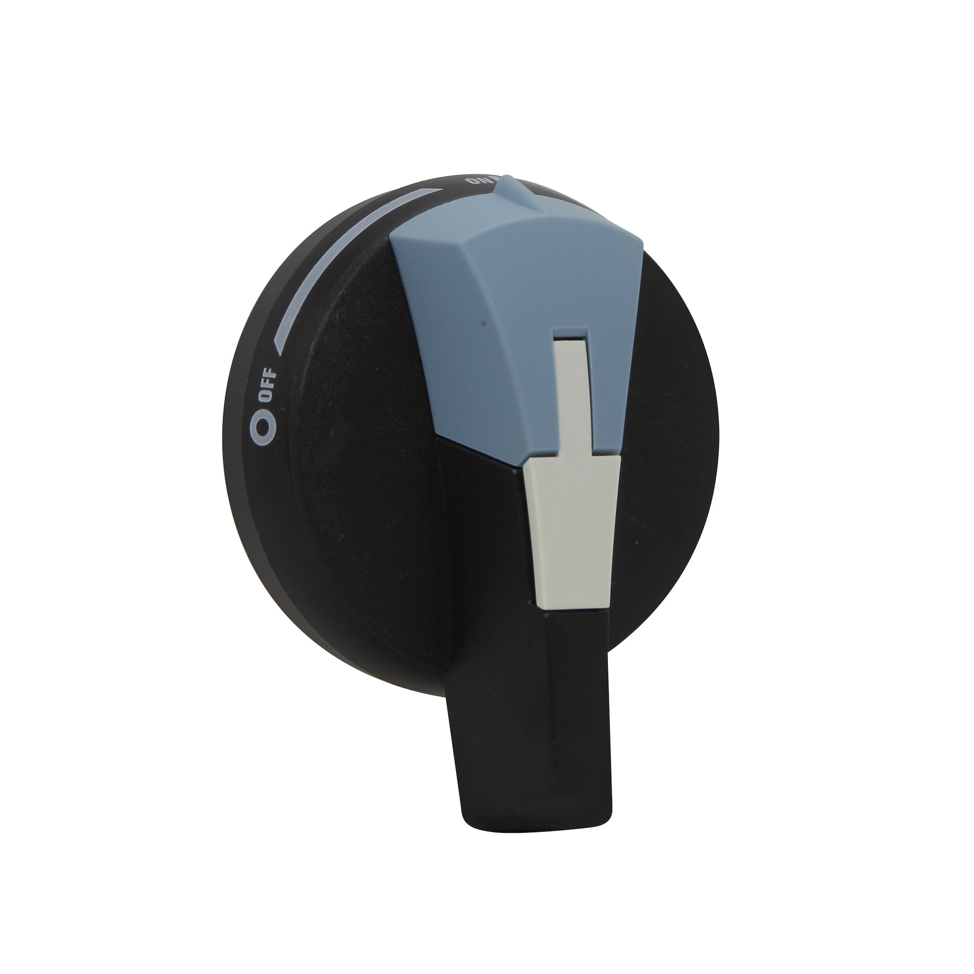 H4X-04B Defeatable External Front Operated Padlockable Selector Handle, 2.77 in L x 1.84 in W x 3.51 in H, Black
