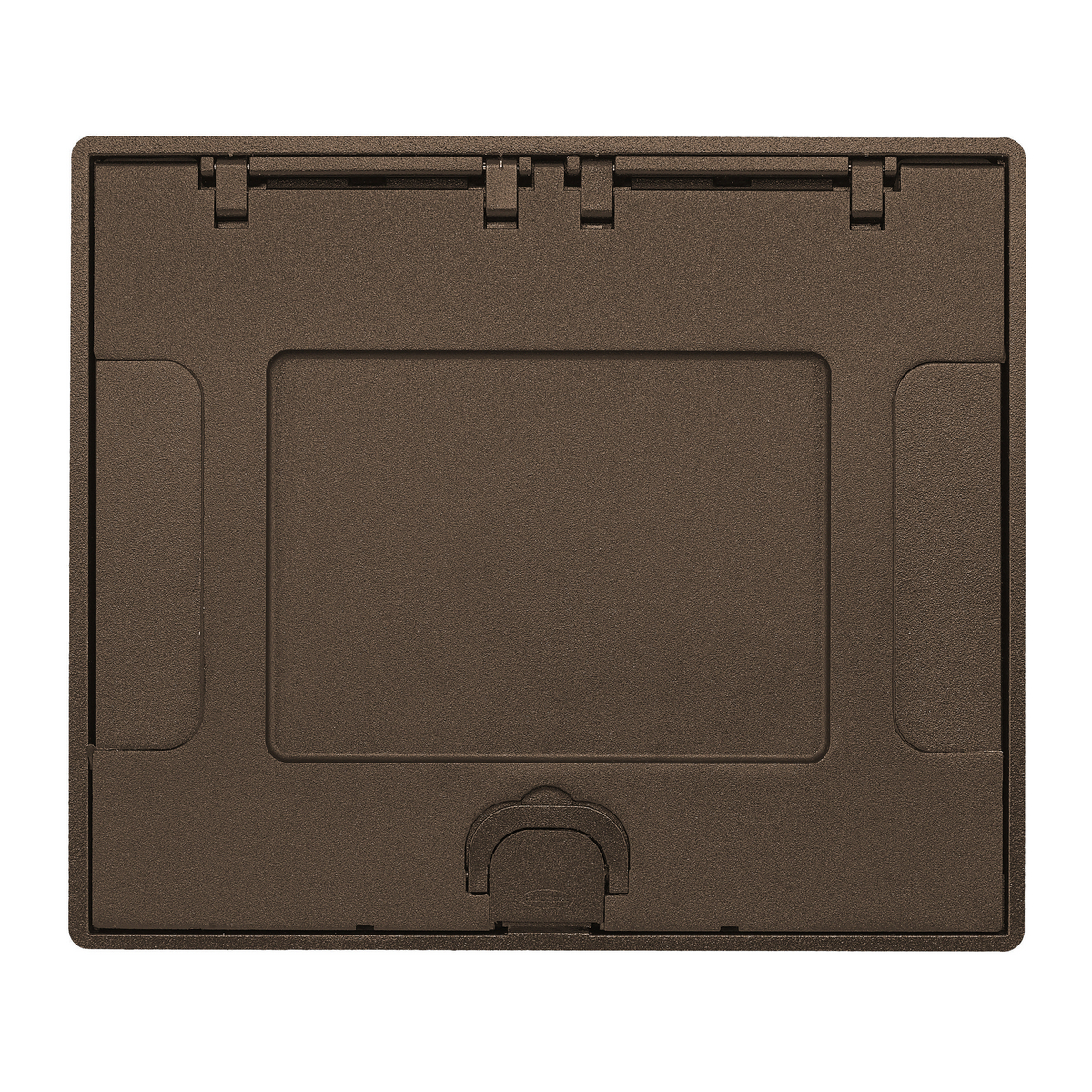 610GTCVRBRZC Standard Floor Box Cover, 10-1/2 in L x 9 in W, Cast Aluminum