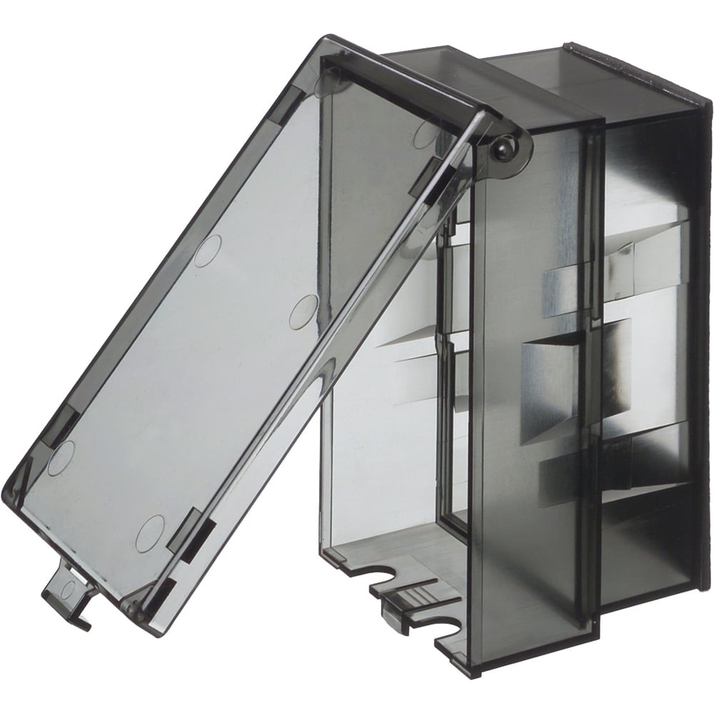 60HC Collapsible Extra Duty Low Profile Weatherproof While-In-Use Cover, 4.192 in L x 5.836 in W x 1.67 in D, Receptacle Cover, Plastic