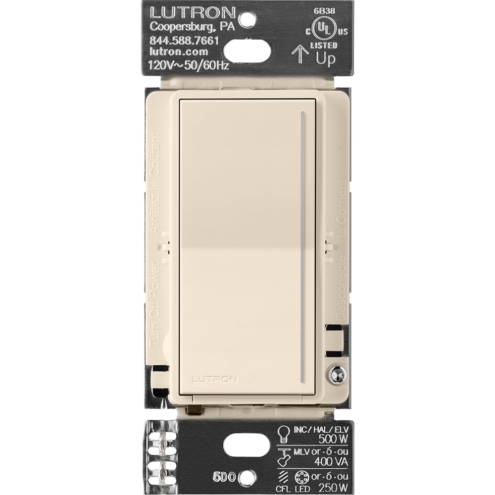 RRST-RD-LA Sunnata RF Companion Touch Dimmer for RA3 Systems, Multi-Location Remote Dimmer, 120V, Light Almond