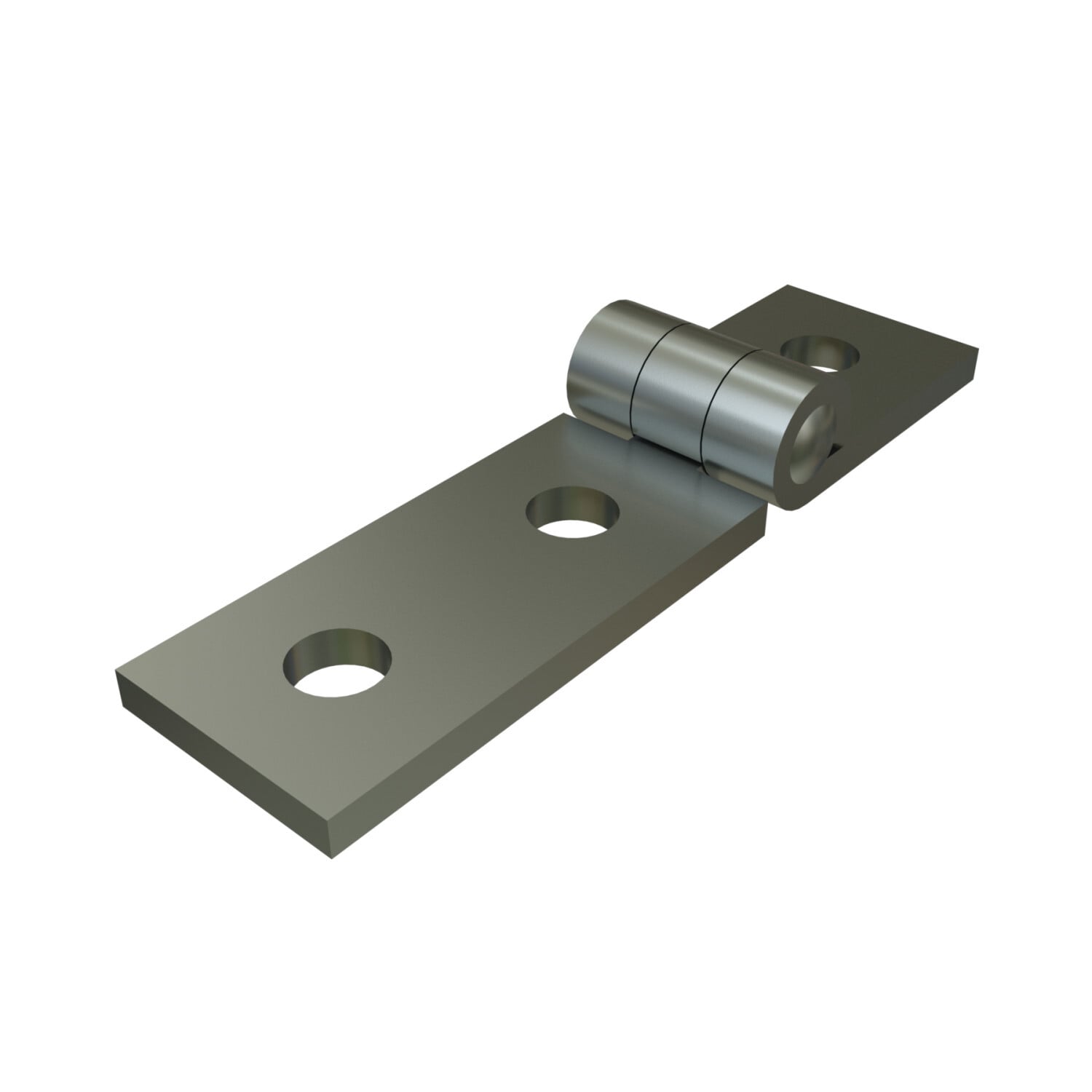 P1354A-EG Adjustable Hinge, 3 Holes, 4 in L x 1-5/8 in W x 0.22 to 0.25 in THK, Steel