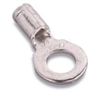 Non-Insulated Large Ring Terminal for Wire Range 8 AWG Stud Size #8, Metallic