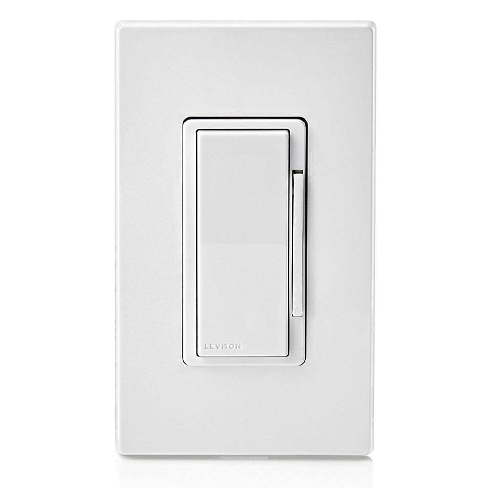 D24SF-1BW Single Pole Wi-Fi Dimmer, 120 V AC, 1.5 A, 4-Speed Operational Mode, White