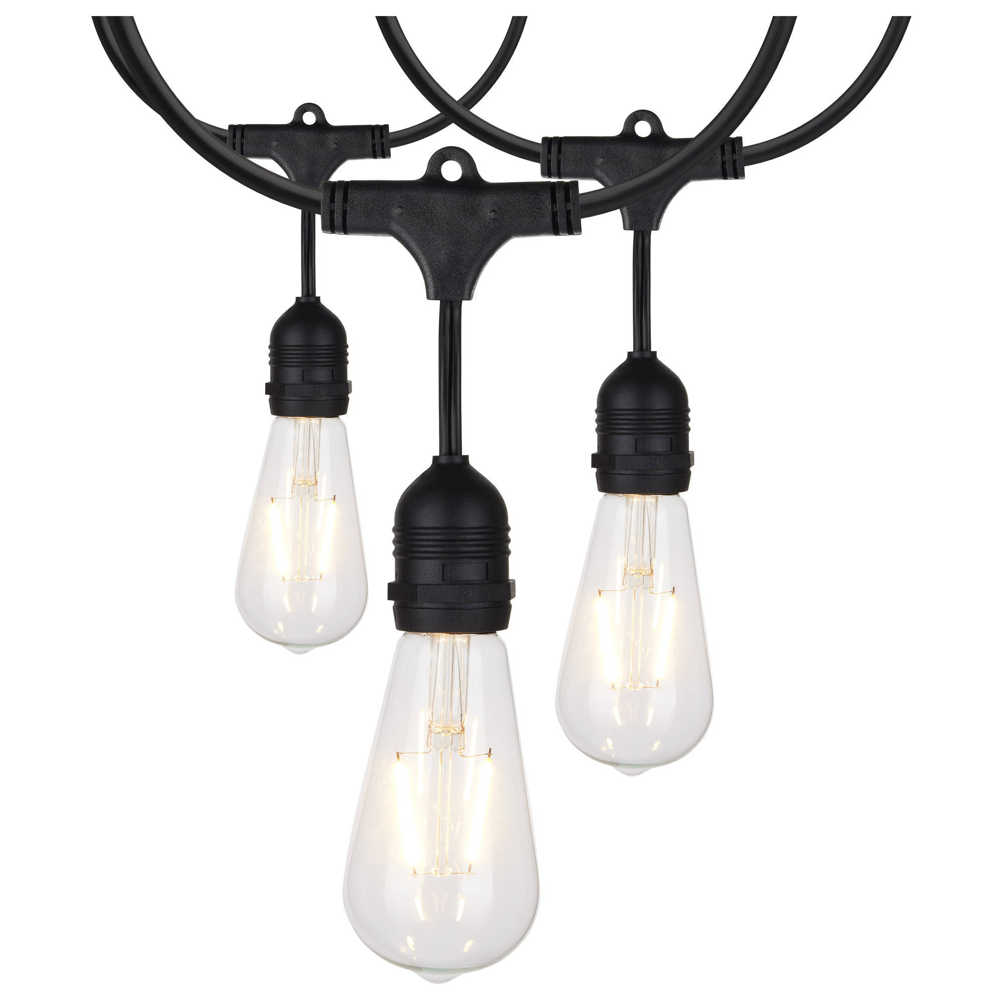 S8036 Non-Dimmable String Light, 24 W Fixture, 120 V, Warm White, (12) Lamps