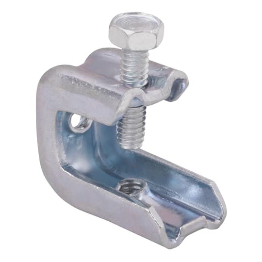 BC1SC-1 Steel City Beam Clamp, 1 in Conduit, 5/8 in THK Flange, Steel, Electroplated