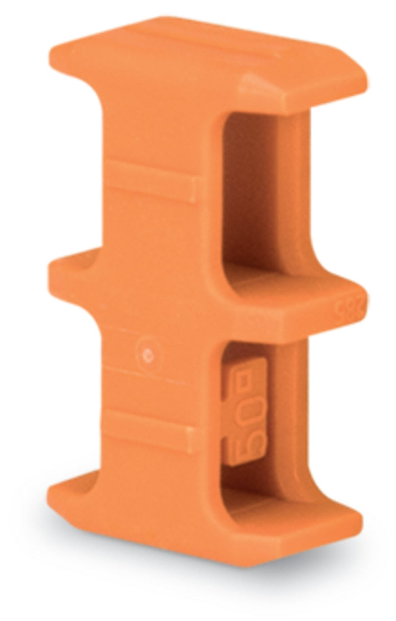 285-448 Fixing Element, For Use With 50 mm² High-Current Terminal Blocks, Polyamide, Orange