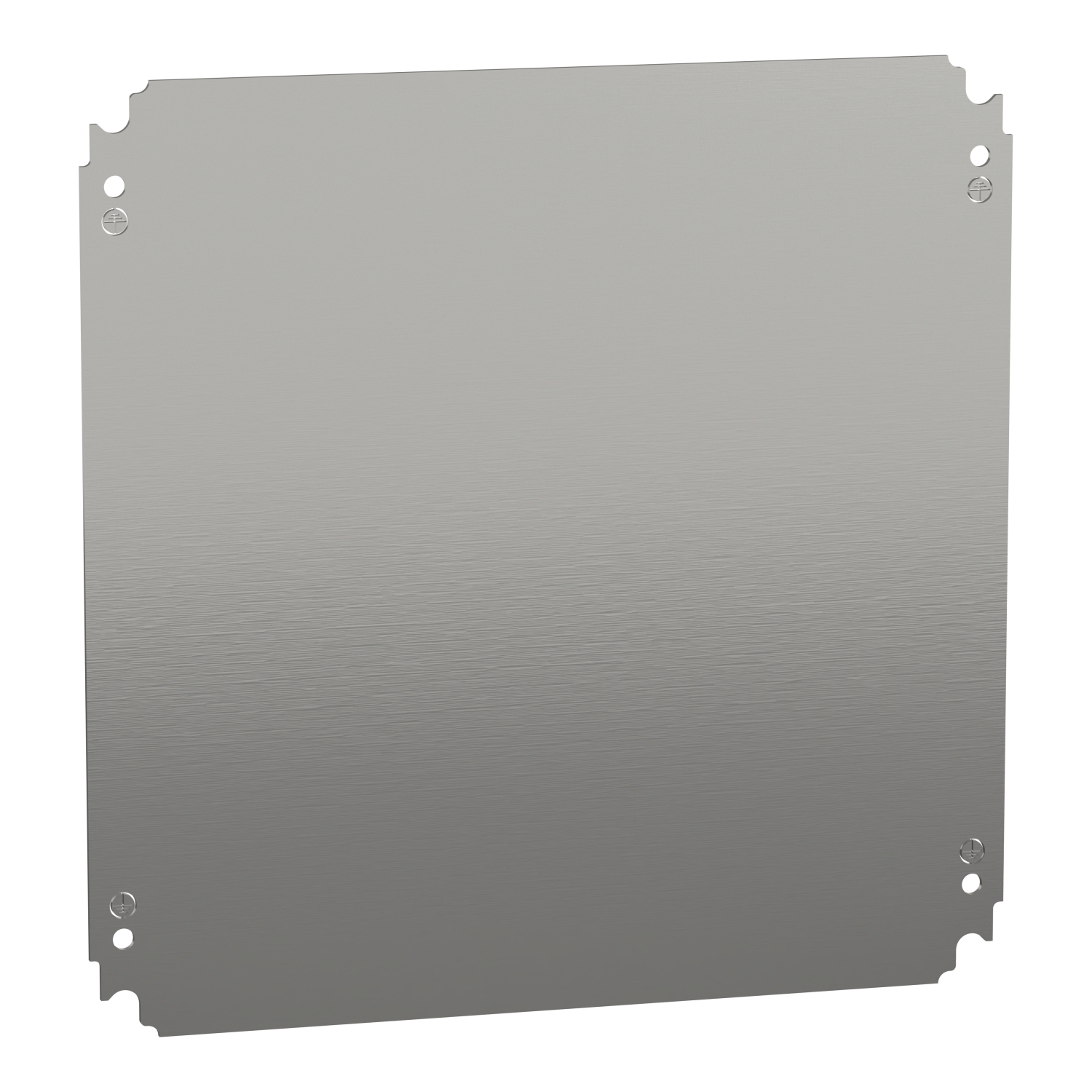 NSYMM44 Plain Mounting Plate, Steel