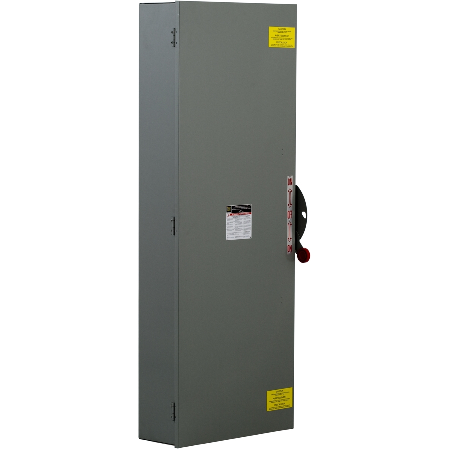 Safety switch, double throw, non fusible, 4 pole, 4 wire, 600VAC, 250VDC, 600A, Type 3R