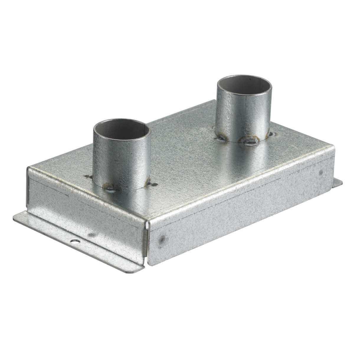 S1R8JNC1 Replacement Standard Sized Fitting Box, 8 in Hole, For Use With In-Floor Delivery System and Recessed Fire-Rated Poke Through, Galvanized Steel