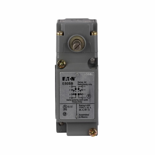 E50BM1 Assembled Heavy Duty Standard Plug-In Limit Switch, Side Rotary Actuator, 2NO-2NC Contact, 2 Poles