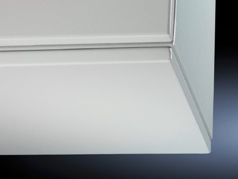 6730120 Trim Panel, 0.96 in H, Sheet Steel, Light Gray