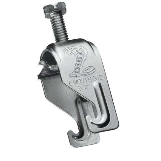CPC350 Superstrut Cobra 700 1-Piece Conduit and Cable Clamp, 3-1/2 in Conduit, 350 lb Load, 3.626 to 4.126 in OD, Steel